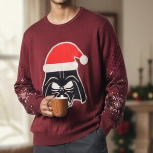 ⭐ Disney 100 Darth Vader Christmas Sweater – Size Large (Runs Big!) – NWT